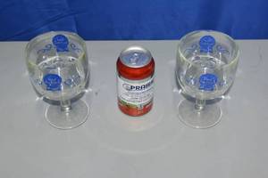 lot 37 image: 2 Pabst Blue Ribbon Goblets