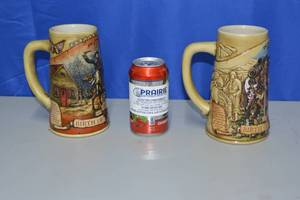 lot 46 image: Miller High Life and Miller Genine Draft Beer Steins