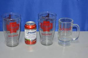 lot 48 image: Assorted Schmidt Beer Glass wear