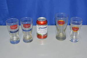 lot 49 image: Assorted Schmidt Beer Glass wear