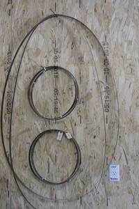 Lot of at least 11 Various Laguna and Timberwolf 150 band saw blades fits on lot 5