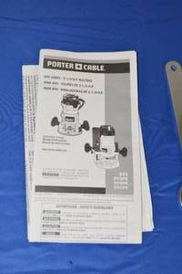Like New Porter Cable 890 Series 2-14 HP Router - Plunge Base
