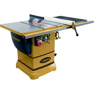 Like New Powermatic 10 Inch Cabinet Saw with AccuFence  Biesemeyer Fence & Rail System