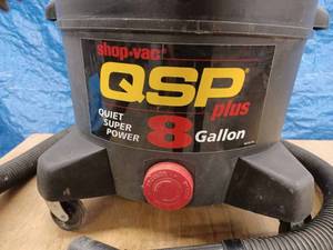 lot 17 image: Shop Vac QSP Plus 3.5 hp. 8 Gallon WetDry Vac with Hose but No Attachments