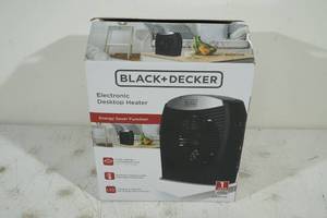 lot 4 image: Black and Decker Electronic Desktop Heater