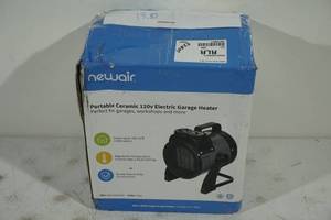 lot 29 image: NewAir Portable Ceramic 120v Electric Garage Heater