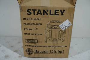 lot 30 image: Stanley 1200 Amp Portable Jump Starter