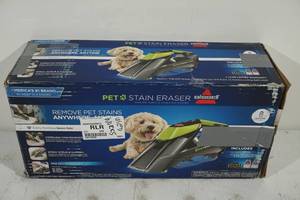 lot 34 image: Bissell Pet Stain Eraser Cordless Carpet and Upholstery Cleaner