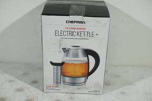 lot 77 image: NEW Chefman 1.8 Liter Digital Electric Kettle