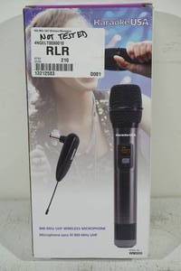 lot 95 image: Karaoke USA Wireless UHF Microphone