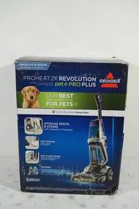 lot 108 image: NEW Bissell Pro Heat 2X Revolution Pet Pro Plus Carpet Deep Cleaner