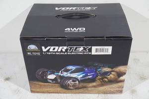 lot 125 image: Vortex 118 Scale Remote Control Truck - Red - Broken Spring