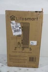 lot 133 image: LifeSmart 1500w Oil Filled Radiator Heater
