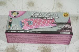 lot 171 image: NEW Ladies Choice 21,000,000 Stun Gun with Alarm - Pink