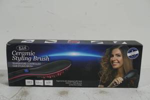lot 178 image: IGIA Ceramic Styling Brush - Temperature Controlled