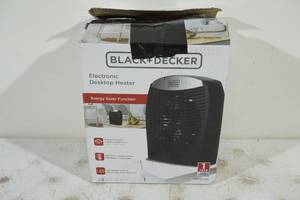 lot 211 image: Black and Decker Electronic Desktop Heater