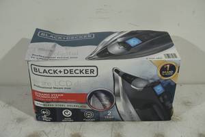 lot 219 image: Black and Decker Allure LCD Digital Professional Steam Iron