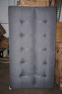 lot 190 image: Serta Corey Convertible Sofa - Charcoal