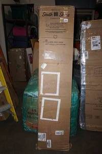 lot 239 image: South Shore Furniture Queen Headboard - Black