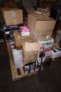 lot 244 image: Pallet of Repairables - Printer, Air Fryers, Mixer, Shoes, Heaters