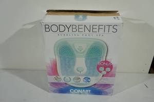 lot 16 image: ConAir Body Benefits Bubbling Foot Spa