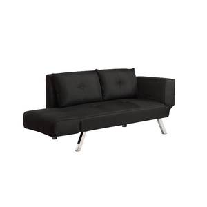 lot 129 image: Serta Convertible Molecule Multifunctional Sofa - Black