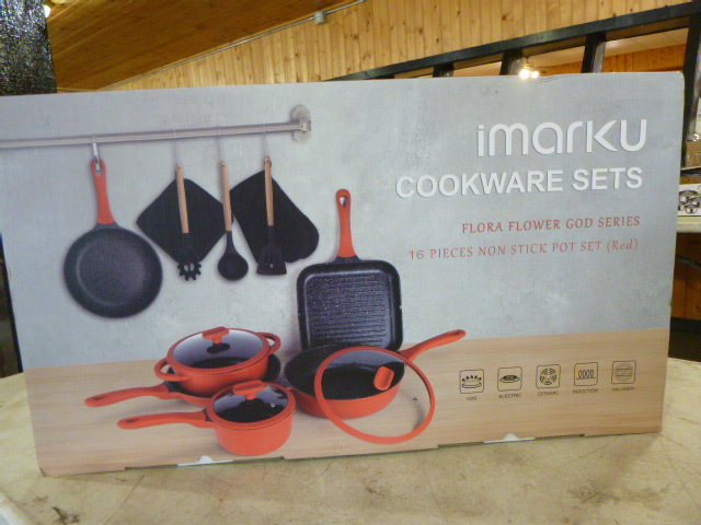 NEW imarku Cookware Set  BRAND NEW ITEMS - Heaters, Ammo and