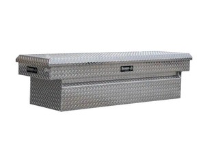 lot 2 image: NEW Buyers Co. Diamond Tread Aluminum Crossover Truck Toolbox