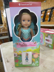 lot 44 image: NEW American Girl Wellie Wishers Camille Doll