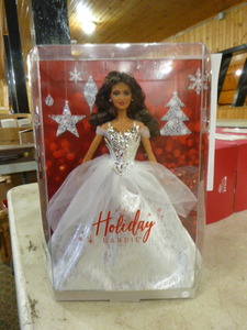 lot 47 image: NEW 2021 Holiday Barbie Doll