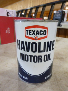 lot 54 image: Vintage Can of Texaco Havoline Motor Oil