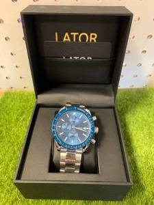 New in Box Lator Calibre Blue Dial Chrono Watch $399 msrp