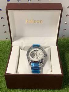 New in Box Edison Skeleton Watch $189 retail