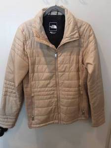 Gold Womens The North Face Coat Size & Black Light Weight Puffer Size M