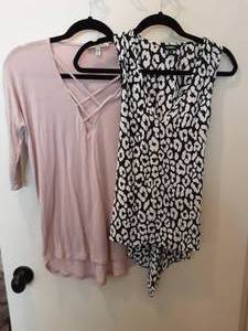 Express Clothing Lot Tops Size S, Jeans Size O & OO