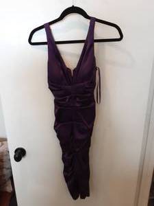 Cache Cocktail Dress Size 2 & Plum Dress Size S
