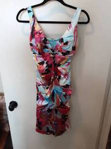 Cache Floral Size 2, Rhinestone One Shoulder Size M