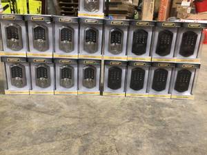Lot of Assorted Mixed Castle Aged Bronze Electronic Single Cylinder Touchpad Deadbolt by Defiant Customer Returns See Pictures