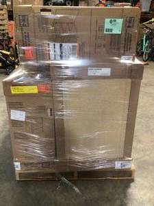 Pallet of Mixed Assorted Kitchen Cabinets Various Models Sizes and Conditions See Pictures