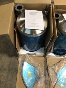 48000 BTU Stainless Steel Patio Heater by Hampton Bay One Unit Dented (Damaged)Customer Returns See Pictures