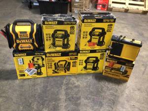 Lot of Assorted Dewalt Portable Power Stations Customer Returns See Pictures
