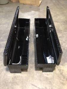 Husky SET SIDE OF  Matte Black Aluminum Low Side Truck Box