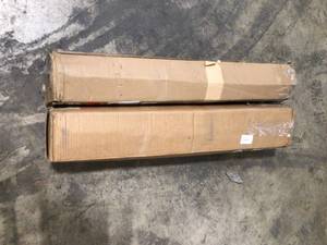 Lot of 2 Assorted 12 ft. x 100 ft. Clear 6 mil Plastic Sheeting by HUSKY Customer Returns See Pictures