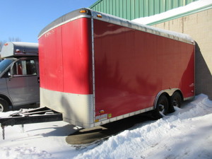 lot 605 image: LIBERTY STEALTH TANDEM AXLE TRAILER
