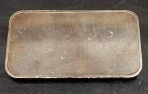 1 TROY OZ .999 FINE SILVER BAR VINTAGE NATIONAL WITH SERIAL #