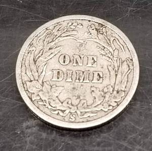 1911-S US BARBER DIME