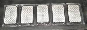 5 TROY OZ .999 FINE SILVER (5 X 1oz BARS SEALED)