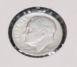 2 BETTER DATE ROOSEVELT DIMES 1946-D 1949-D