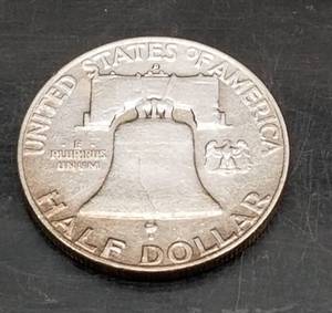 1957-D FRANKLIN HALF DOLLAR