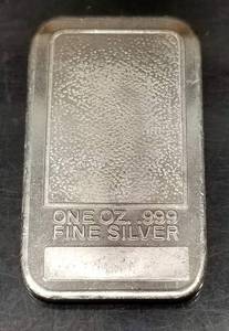 1 TROY OZ .999 FINE SILVER BAR MERRY CHRISTMAS